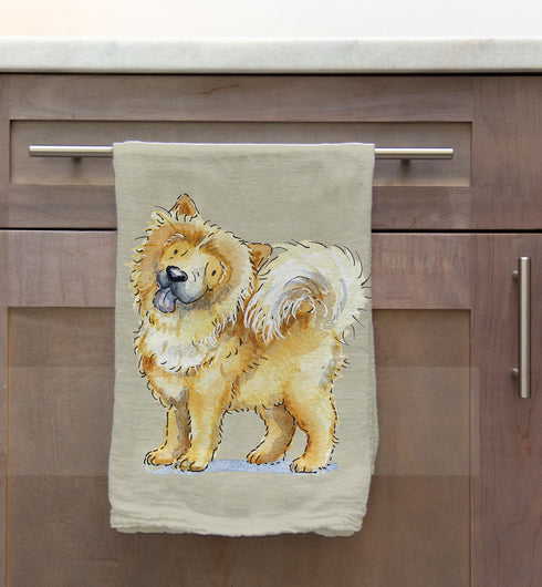 Chow Chow Tea Towel